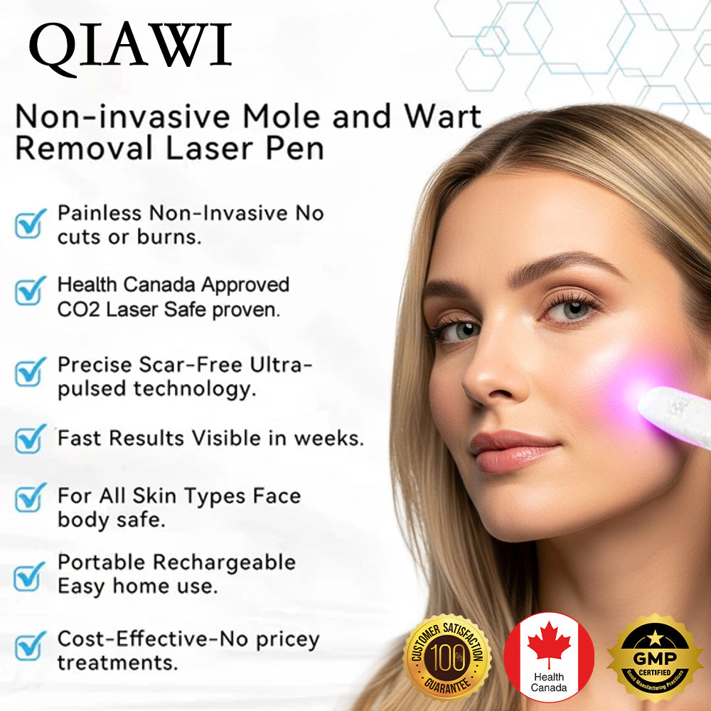✨ QIAWI™ CO₂ Laser Pen | Professional-Grade Skin Treatment for Moles, Warts, and Dark Spots