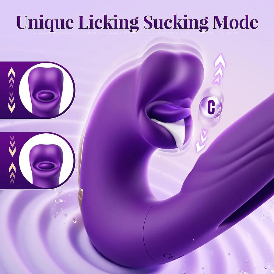 7 vibrations and 5 swing modes - G-spot vibrator-