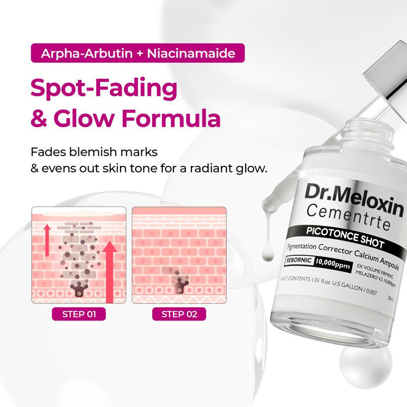 💥Shrinks Pores & Fades Blemish Marks in 2 Weeks | Cyano Pink Spicule Serum+ Picotonic Shot Ampoule