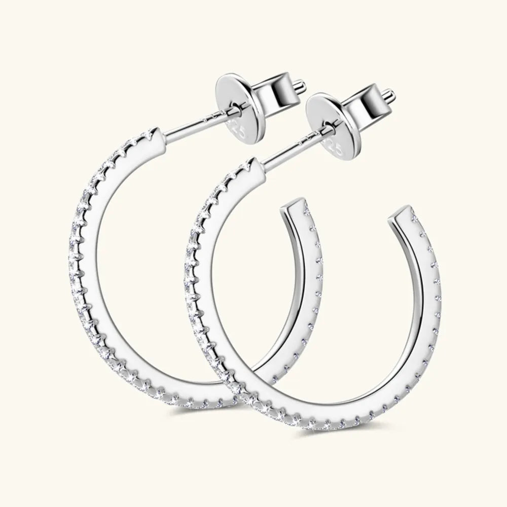 Sleek Gold Hoop Earrings