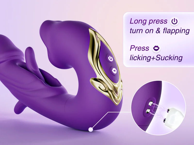 7 vibrations and 5 swing modes - G-spot vibrator-