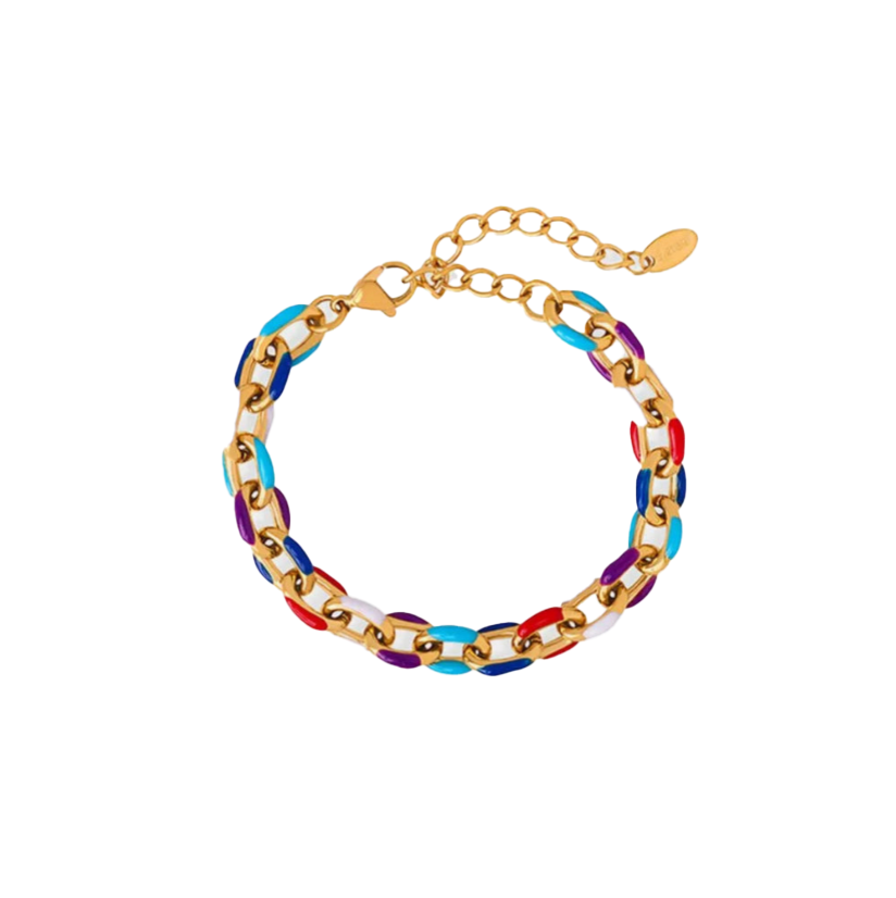 Premium and niche drip oil titanium steel bracelet
