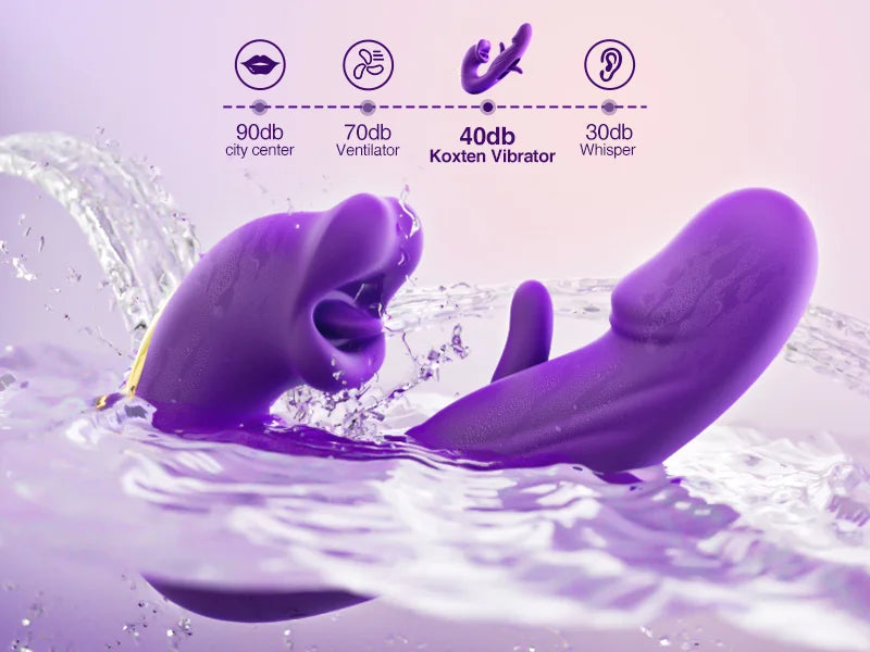 7 vibrations and 5 swing modes - G-spot vibrator-