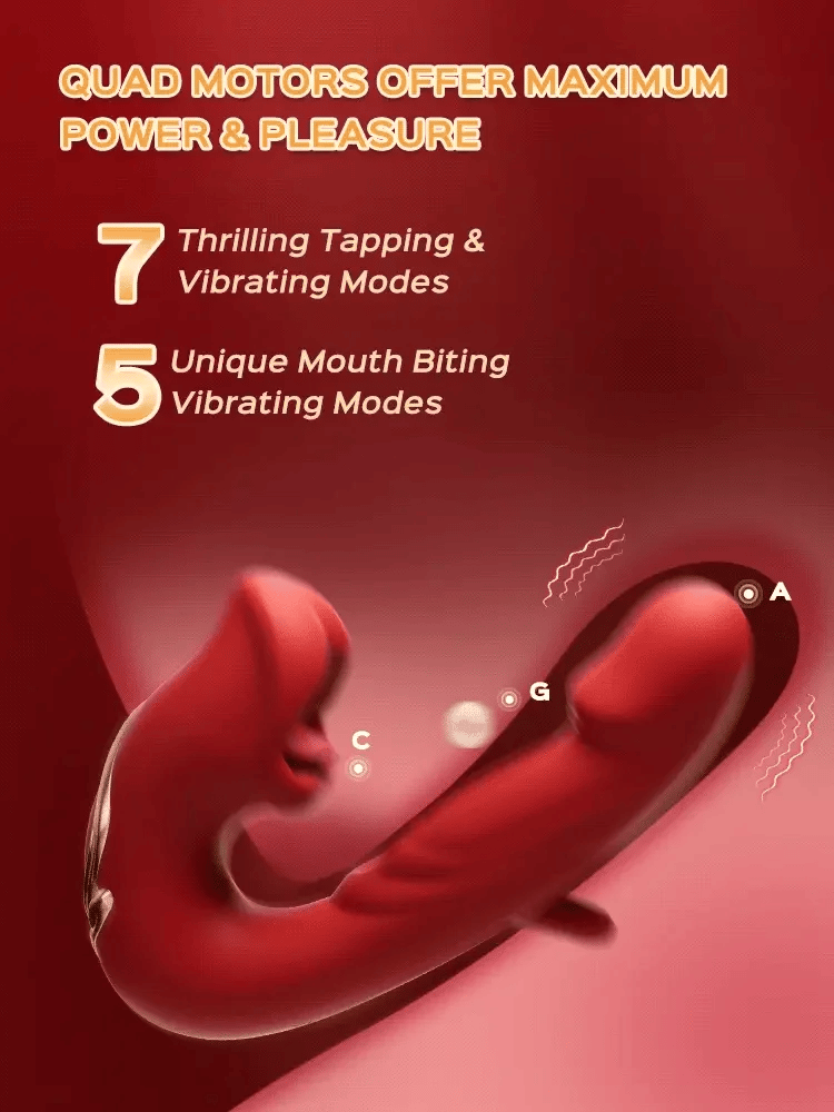 7 vibrations and 5 swing modes - G-spot vibrator-