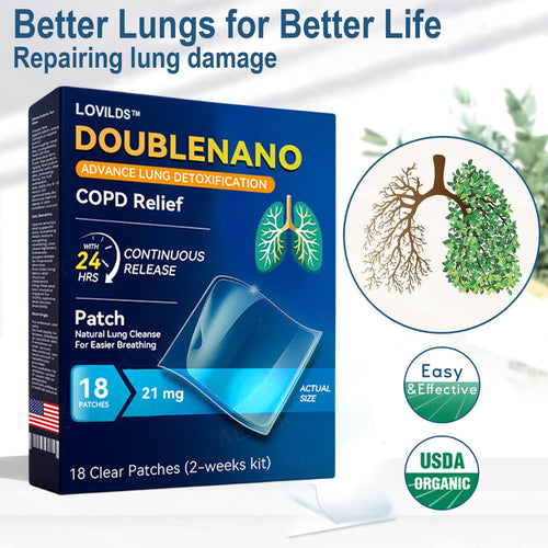 LOVILDS™ DoubleNano COPD Relief Patch🌿 – FDA Approved for Cough, Wheezing, and Lung Discomfort
