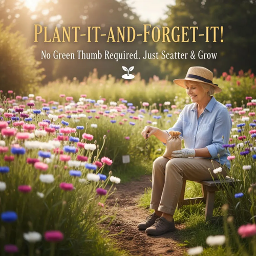 🌱Premium Cornflower Seeds(Assorted Colors)🌸