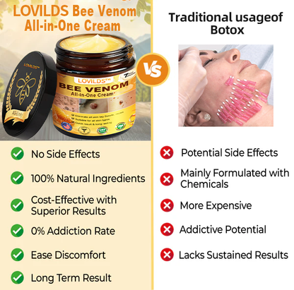 LOVILDS™ 𝘽𝙀𝙀 𝙑𝙀𝙉𝙊𝙈 𝑺𝒌𝒊𝒏 𝑹𝒆𝒔𝒕𝒐𝒓𝒂𝒕𝒊𝒐𝒏 𝑪𝒓𝒆𝒂𝒎 –🌸 Anti-Aging, Hydrating & Skin Repair