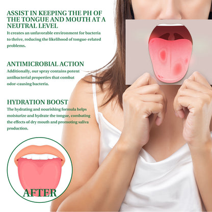 LOVILDS™ 𝙏𝙊𝙉𝙂𝙐𝙀 𝙍𝙀𝙋𝘼𝙄𝙍 𝑺𝒑𝒓𝒂𝒚 –🌈 Fix White Tongue & Bad Breath | Made in USA