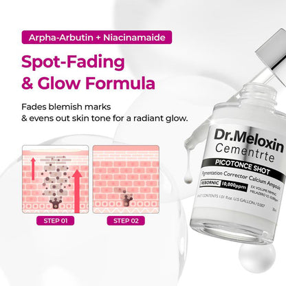 💥Shrinks Pores & Fades Blemish Marks in 2 Weeks | Cyano Pink Spicule Serum+ Picotonic Shot Ampoule