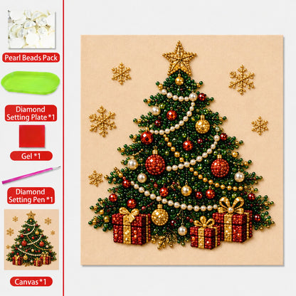 🎅 50% OFF EARLY XMAS SALE! ✨ Christmas Pearl & Rhinestone Painting Kit – Create DIY Gifts & Festive Decor Early 🎄