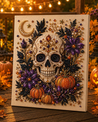 👻 Halloween Pearl Art DIY Kit – Turn Tiny Pearls into Spooky-Cute Magic