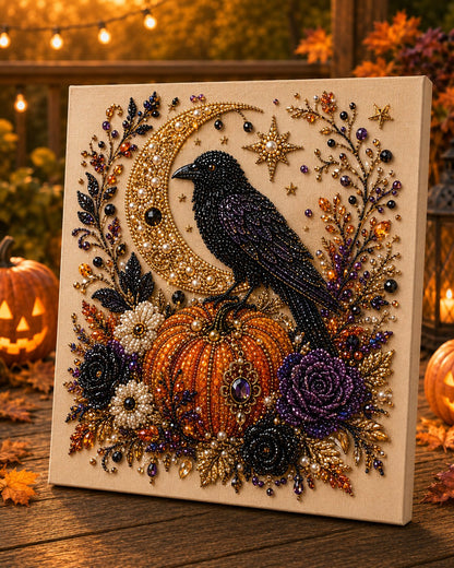👻 Halloween Pearl Art DIY Kit – Turn Tiny Pearls into Spooky-Cute Magic