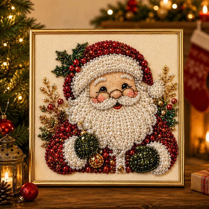 🎅 50% OFF EARLY XMAS SALE! ✨ Christmas Pearl & Rhinestone Painting Kit – Create DIY Gifts & Festive Decor Early 🎄