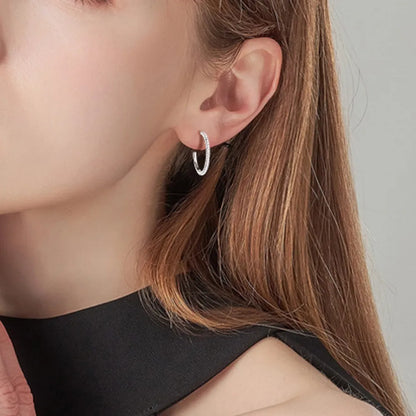 Sleek Gold Hoop Earrings