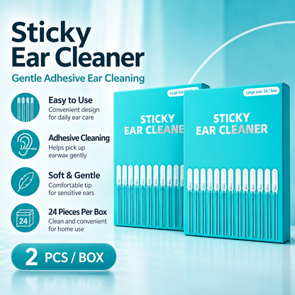 Sticky Ear Cleaning Sticks – Gentle & Effective Earwax Removal Tool