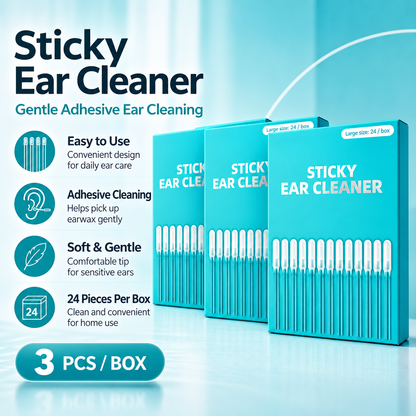 Sticky Ear Cleaning Sticks – Gentle & Effective Earwax Removal Tool