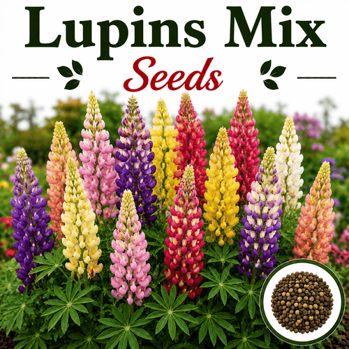 Lupins Mix 30+ Seeds