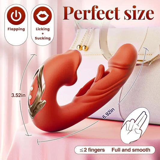 7 vibrations and 5 swing modes - G-spot vibrator