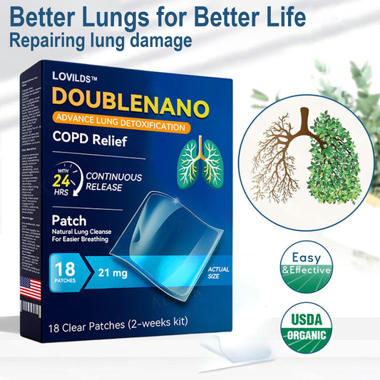 LOVILDS™ DoubleNano COPD Relief Patch🌿 – FDA Approved for Cough, Wheezing, and Lung Discomfort